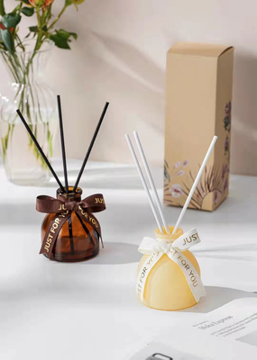 Bouteille en verre de 50 ml Bâtons de parfum Aroma Luxe Parfums pour la maison Diffuseur de roseau