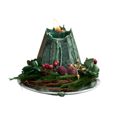 Arbre de Noël personnalisé en forme d'aromathérapie cire de soja bougies d'art parfumées pour Noël