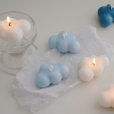 Aromathérapie Cadeau INS Décoration de la chambre Candelier parfumé nuage blanc de couleur personnalisée