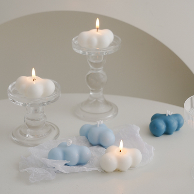 Aromathérapie Cadeau INS Décoration de la chambre Candelier parfumé nuage blanc de couleur personnalisée