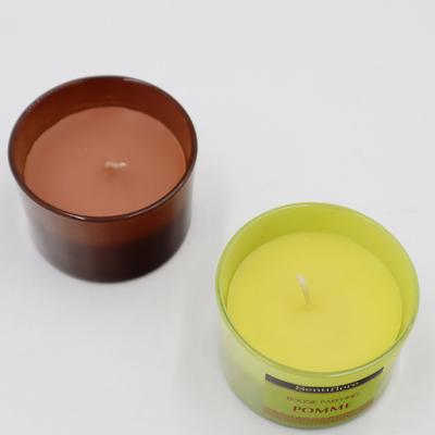 La cire de soja d'OEM a flairé la noix de coco et la chaux 4oz de bougie de maison d'arome