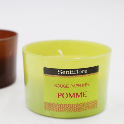 La cire de soja d'OEM a flairé la noix de coco et la chaux 4oz de bougie de maison d'arome