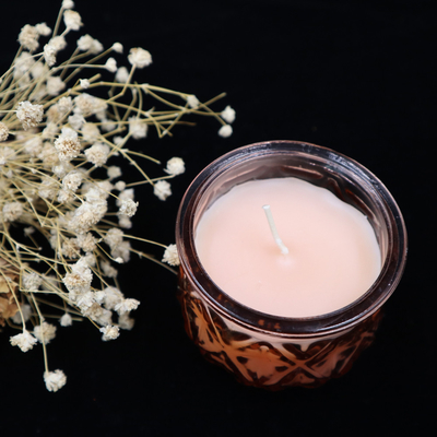 Bougie 2022 parfumée de cire en verre colorée de luxe de soja de maison d'arome