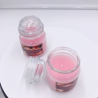 Rose Mason Jar Candle Rose Scented d'Aromatherapy de Vegan pour la détente