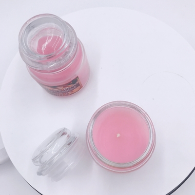 Rose Mason Jar Candle Rose Scented d'Aromatherapy de Vegan pour la détente