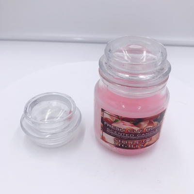 Rose Mason Jar Candle Rose Scented d'Aromatherapy de Vegan pour la détente