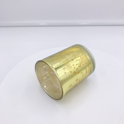 Bougie de galvanoplastie jaune faite maison de maison d'arome pour l'Aromatherapy