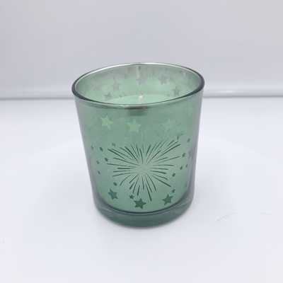 Bougie de galvanoplastie jaune faite maison de maison d'arome pour l'Aromatherapy