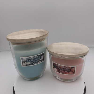 Les petites bougies faites maison de citronnelle pilotent les bougies répulsives d'intérieur