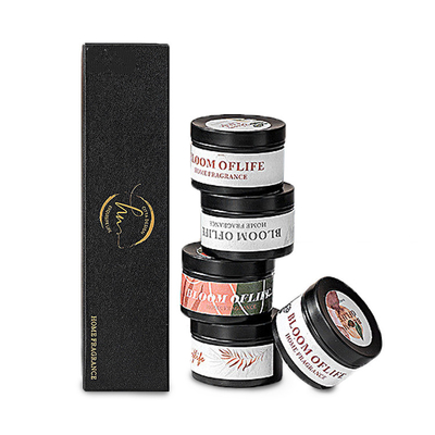 La sucrerie faite sur commande d'anniversaire a flairé Tin Candles des bidons de 6 onces avec des couvercles