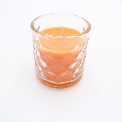 Mèche 8oz en verre réutilisée petites bougies votives mèche et bougie de navire pour le décor à la maison