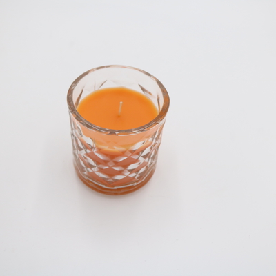 Mèche 8oz en verre réutilisée petites bougies votives mèche et bougie de navire pour le décor à la maison