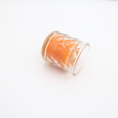 Mèche 8oz en verre réutilisée petites bougies votives mèche et bougie de navire pour le décor à la maison