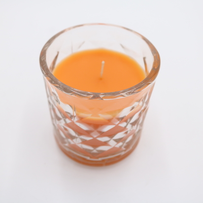 Mèche 8oz en verre réutilisée petites bougies votives mèche et bougie de navire pour le décor à la maison