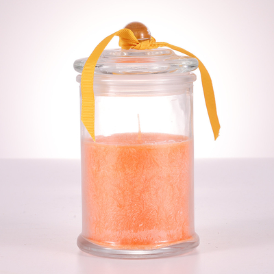 Bougie parfumée de pot en verre avec le poids de la cire 90g   Pour la décoration à la maison