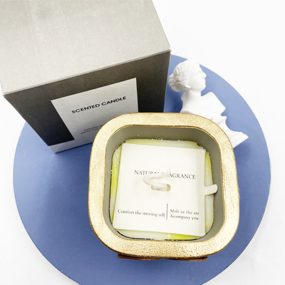 Bougeoirs en céramique votifs de soja de poterie parfumée place de 4 onces en forme de coeur