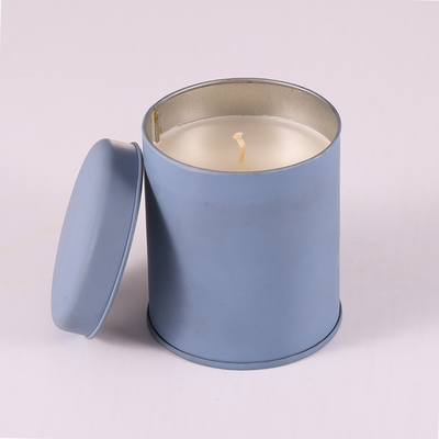Vanille parfumée colorée de Tin Candles Jasmine Lily And de voyage de cire d'abeille