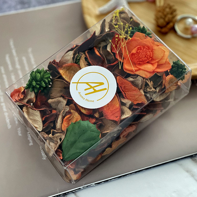 Le pot-pourri fait main de pêche a flairé des fleurs pour l'hôtel de garde-robe