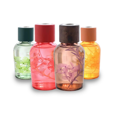 Couvercle de Reed Diffuser Oil With Wooden de fleur de pivoine de méditation