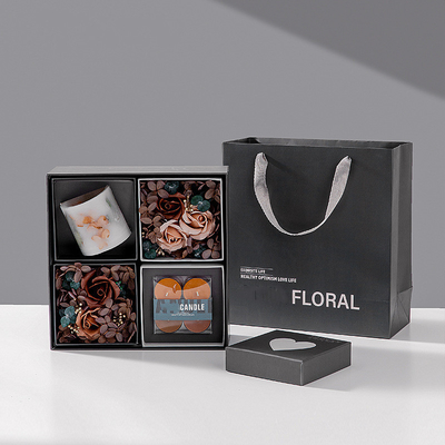 la bougie décorative de diffuseur de Tealight de la salle de bains 4pk a placé l'ensemble à la maison de cadeau de parfum