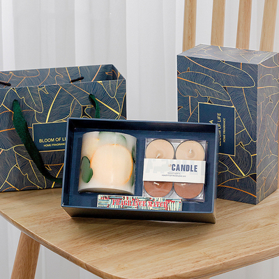 la bougie décorative de diffuseur de Tealight de la salle de bains 4pk a placé l'ensemble à la maison de cadeau de parfum