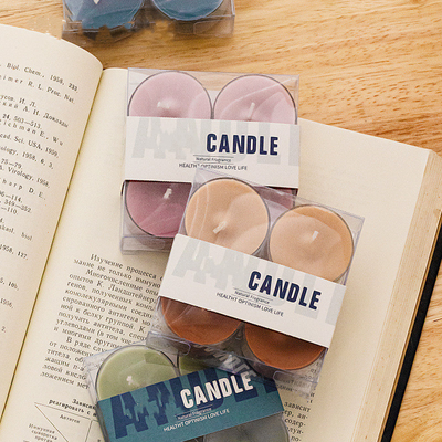 Bougeoir votif parfumé coloré de Tealight pour le décor à la maison