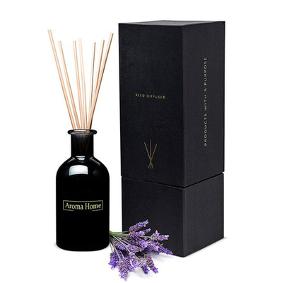 Diffuseur à la maison noir 120ml Jasmine Reed Diffuser de parfum d'extra large