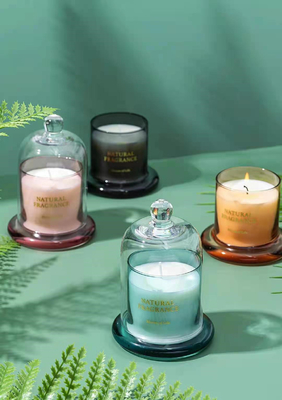 Ensembles en verre de cadeau de bougie de maison d'arome d'Aromatherapy de dôme