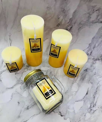 le pilier fait main de bougies de soja de 3.5oz 4.5oz a flairé des bougies pour la détente
