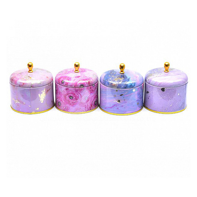 Métal parfumé fait main Tin Can Candle 100ml 250ml de cire de soja