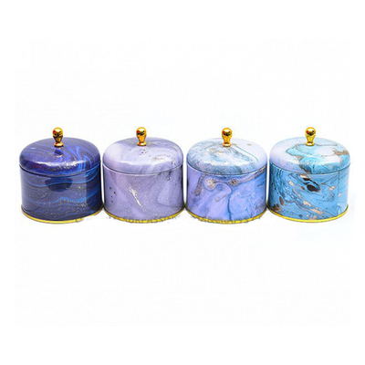Métal parfumé fait main Tin Can Candle 100ml 250ml de cire de soja