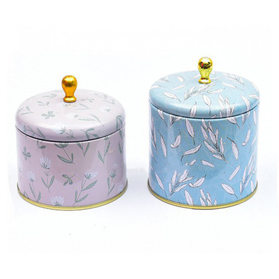 Métal parfumé fait main Tin Can Candle 100ml 250ml de cire de soja