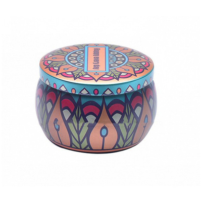 Petite décoration en aluminium unique 120g de Tin Can Candle With Stone