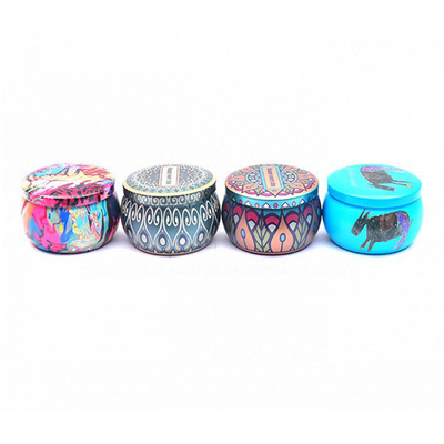 Petite décoration en aluminium unique 120g de Tin Can Candle With Stone