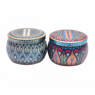Petite décoration en aluminium unique 120g de Tin Can Candle With Stone