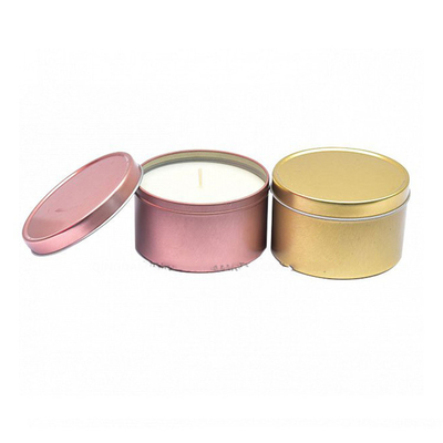 Le ruban d'or a flairé le soja Tin Can Candle In Bulk 5.5oz