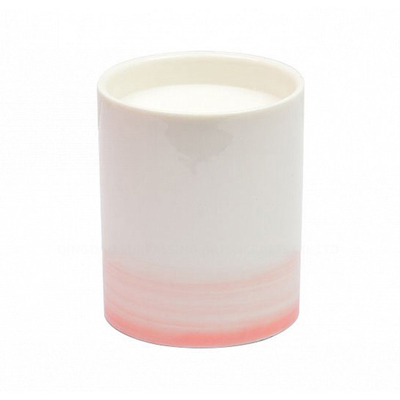Bougie en céramique parfumée de marbre rustique de soja d'OEM pour la détente