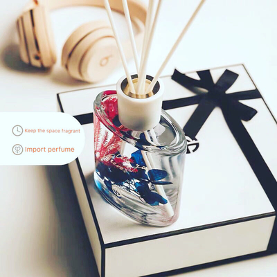 Arome de parfum de pièce Reed Diffuser 100ml avec la décoration sèche de fleurs