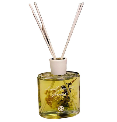 Arome de parfum de pièce Reed Diffuser 100ml avec la décoration sèche de fleurs